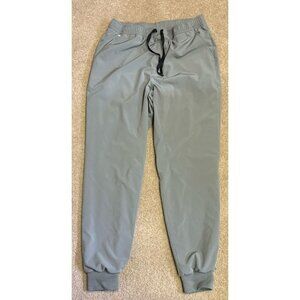 Figs Men's Jogger Pants in Sage Green with Black Drawstring